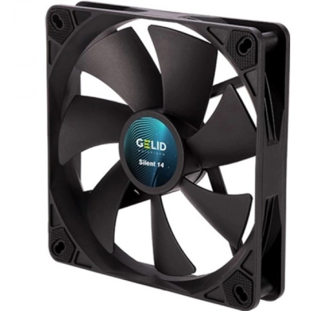 Gelid Solutions Кулер до корпусу Gelid Solutions Silent 14 Black 140 mm (FN-PX14-11)