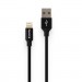 ColorWay Дата кабель USB 2.0 AM to Lightning 2.0m black ColorWay (CW-CBUL007-BK)