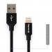 ColorWay Дата кабель USB 2.0 AM to Lightning 2.0m black ColorWay (CW-CBUL007-BK)