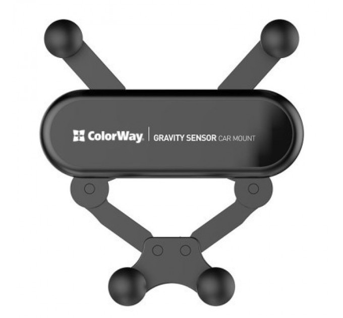Універсальний автотримач ColorWay Gravity Sensor Holder Black (CW-CHG11-BK)