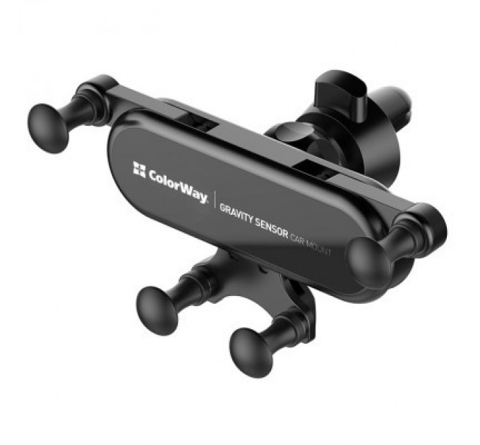 Універсальний автотримач ColorWay Gravity Sensor Holder Black (CW-CHG11-BK)