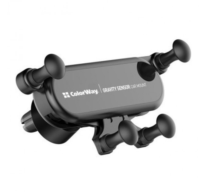 Універсальний автотримач ColorWay Gravity Sensor Holder Black (CW-CHG11-BK)