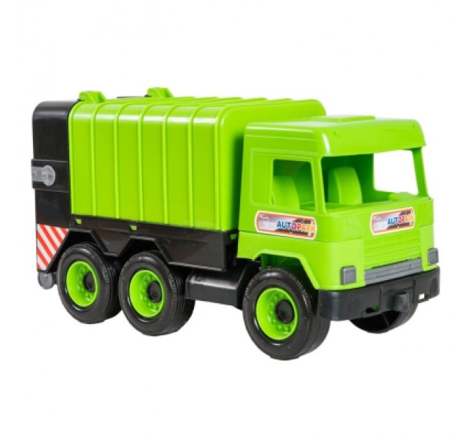 Tigres Спецтехніка Tigres Авто "Middle truck" сміттєвоз (св. зелений) в коробці (39484)