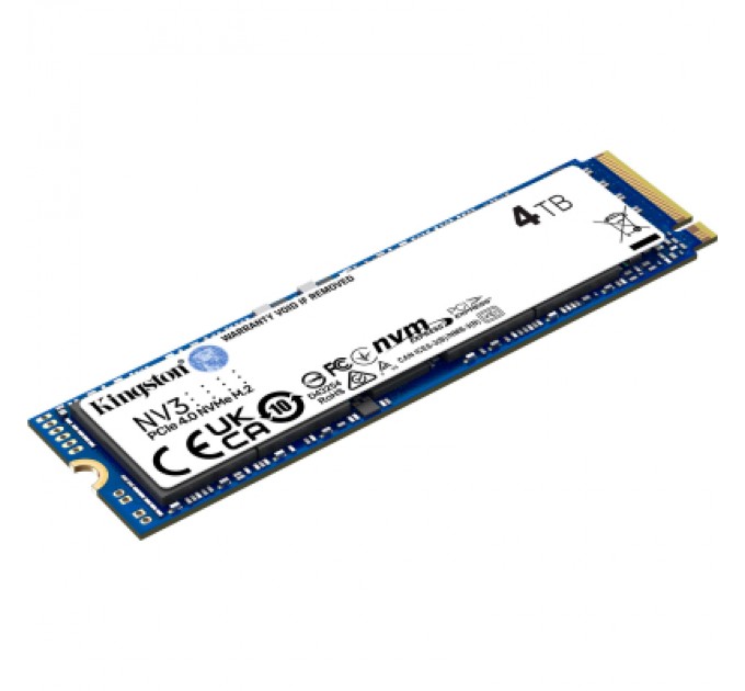Kingston Накопичувач SSD M.2 2280 4TB Kingston (SNV3S/4000G)