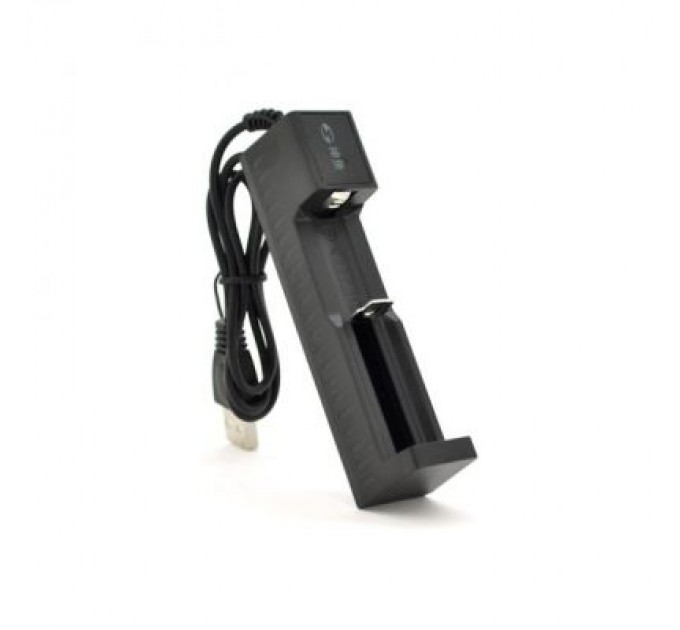 Merlion Зарядний пристрій для акумуляторів Merlion 1 Slot, 18650/26650, 4.2V/1000mAh, живлення від USB (YT-C1*18650 / 17254)