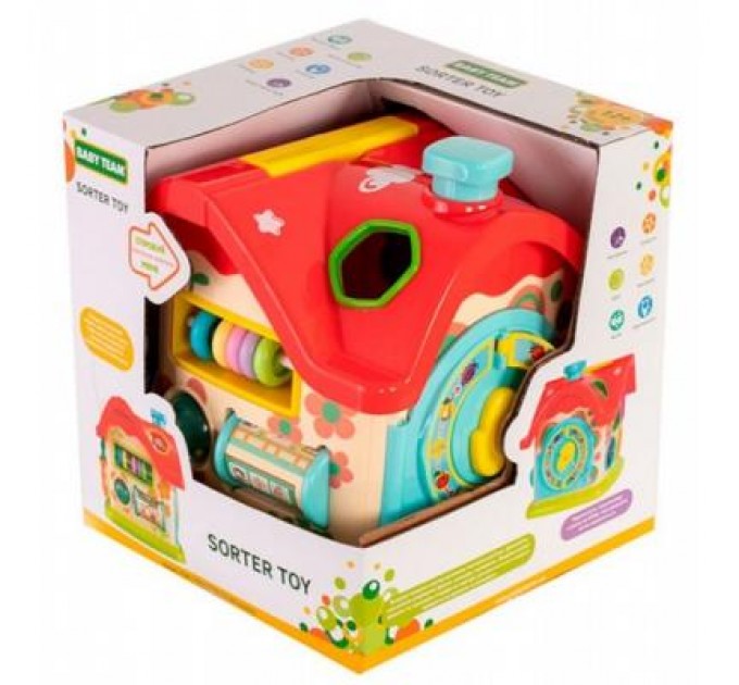 Baby Team Розвиваюча іграшка Baby Team сортер Будиночок (8640)