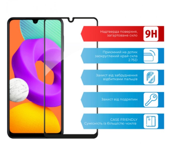 ACCLAB Скло захисне ACCLAB Full Glue Samsung M22 (1283126517518)