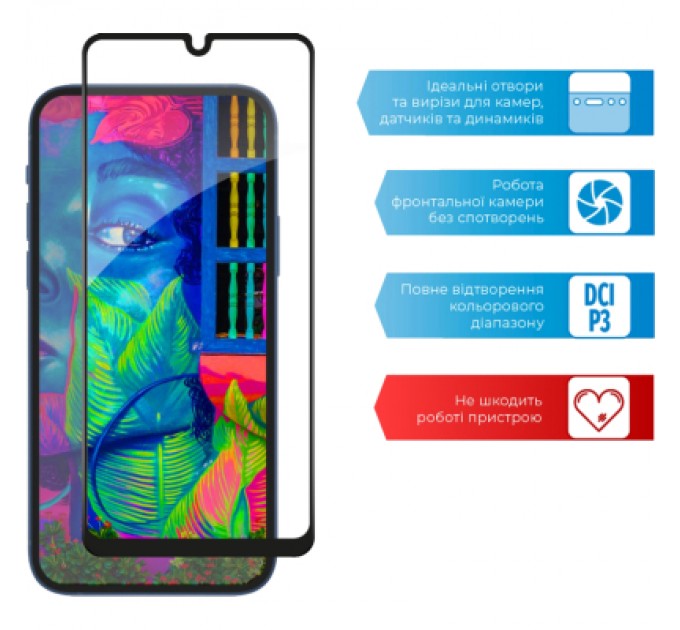 ACCLAB Скло захисне ACCLAB Full Glue Samsung M22 (1283126517518)