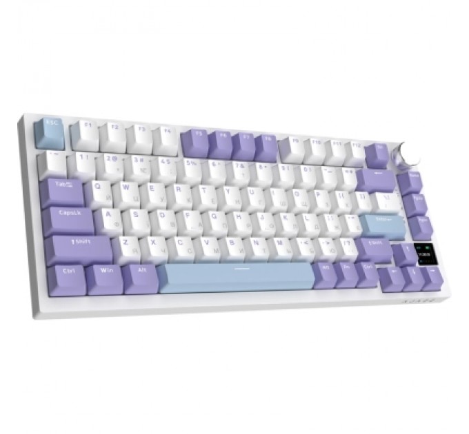 Ajazz Клавіатура Ajazz AK820 Pro Flying Fish Switch Purple RGB USB/Wireless/Bluetooth UA Purple (AK820PRO-FF-PWB)