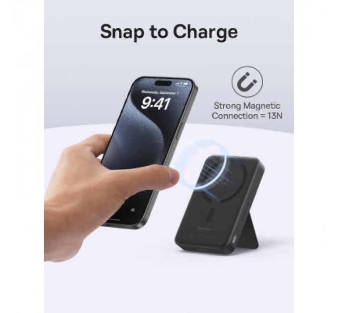 Baseus Батарея універсальна Baseus MagPro 5000mAh 20W, Black (PPCXZ05) (P10064100122-00)