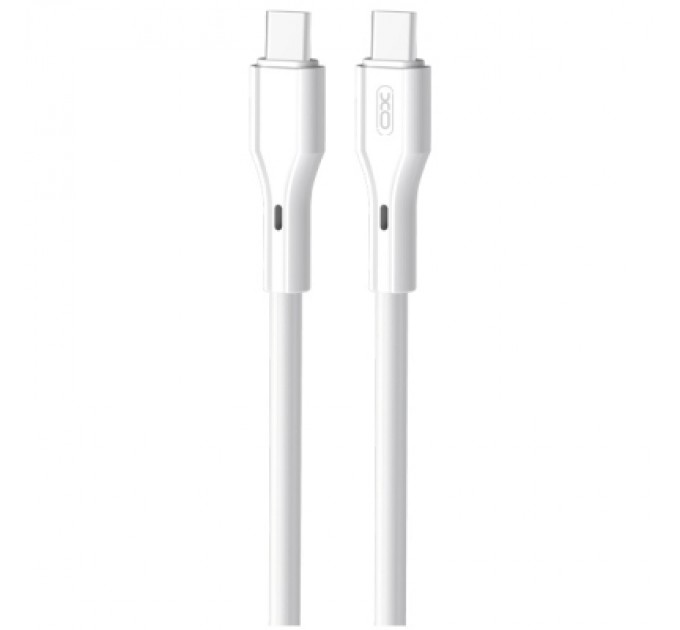 Дата кабель USB-C to USB-C 1.0m 60W Rock XO (NBQ231B_White)