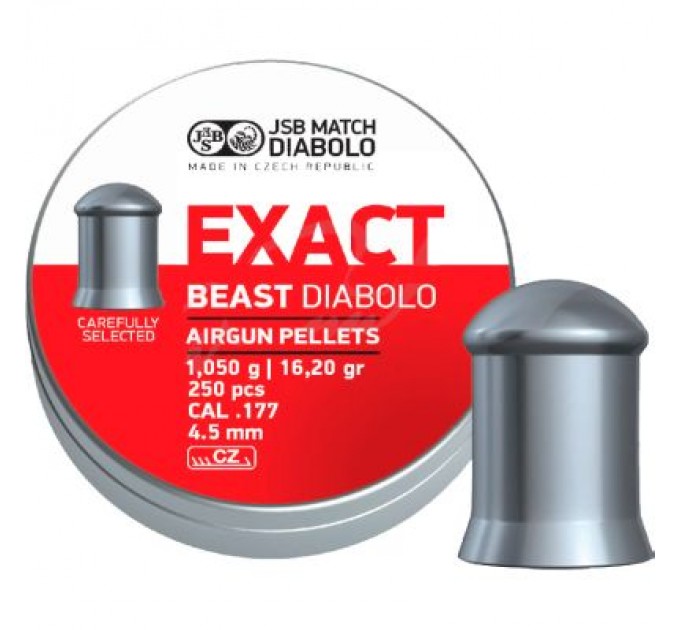 JSB Пульки JSB Diabolo Exact Beast 4,52 мм, 1,05 г, 250 шт/уп (546279-250)