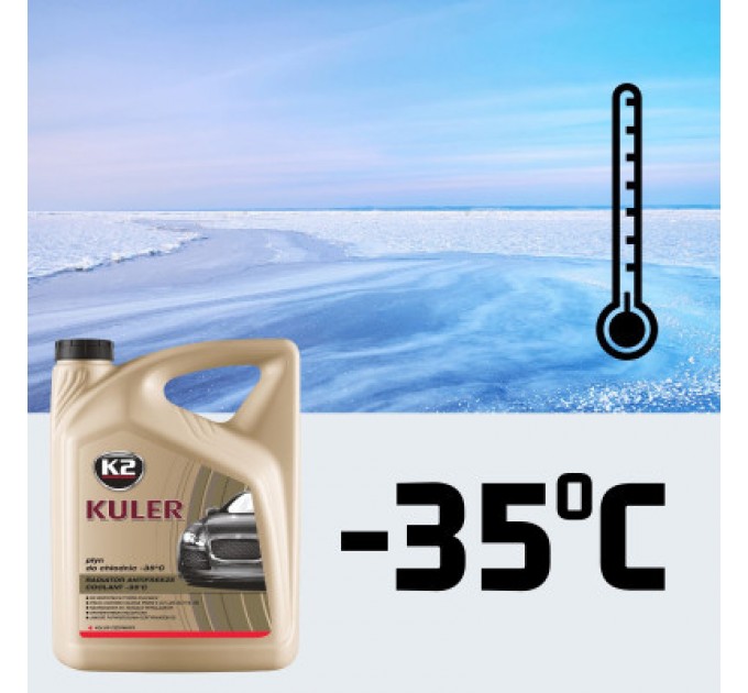 K2 Антифриз K2 KULER -35C 1л RED (T201C)