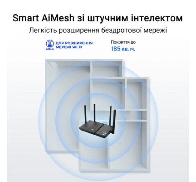 ASUS Маршрутизатор ASUS RT-BE50 (90IG09U0-MO3S00)