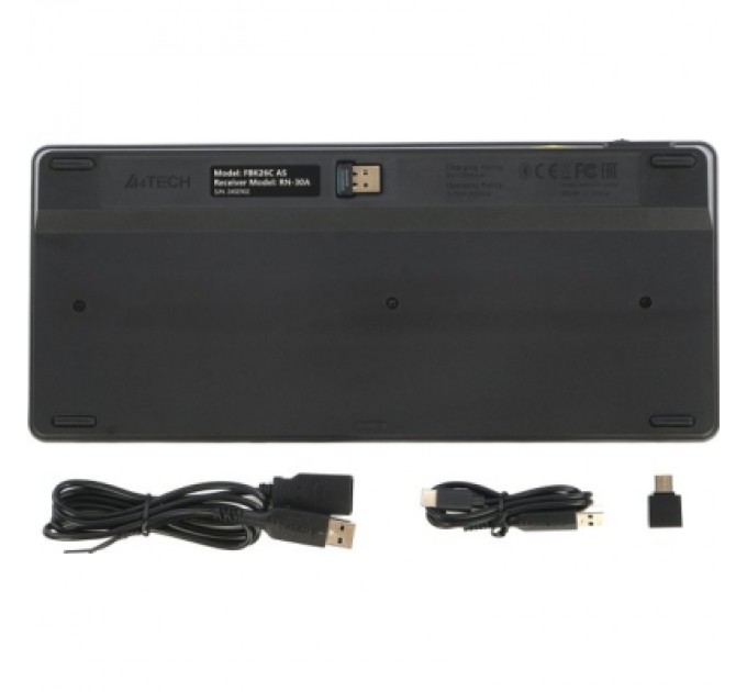 Клавіатура A4Tech FBK26C AS Wireless/Bluetooth Black (4711421000208)
