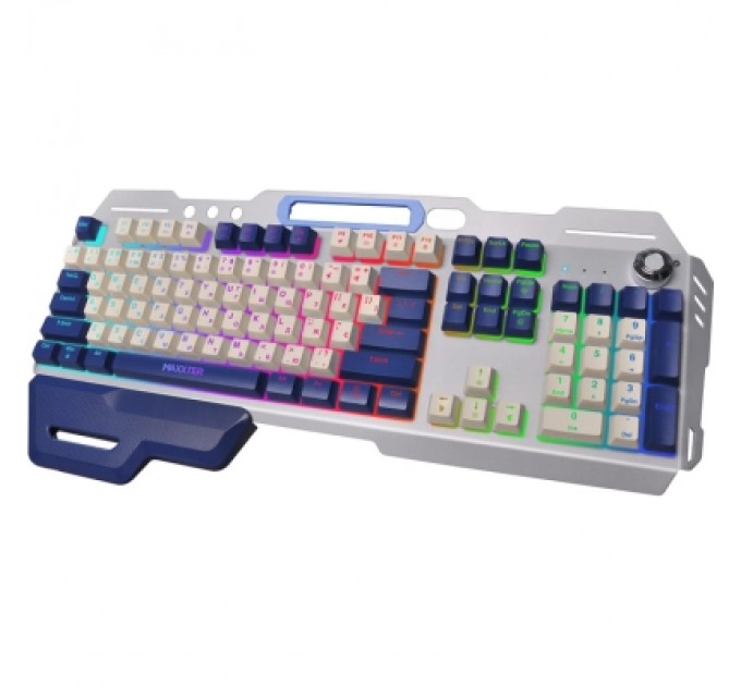 Maxxter Клавіатура Maxxter KBG-RGB-01-UA RGB USB Metal (KBG-RGB-01-UA)