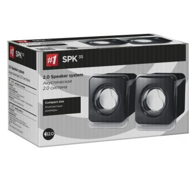 Defender Акустична система Defender SPK 35 5W USB black (65635)