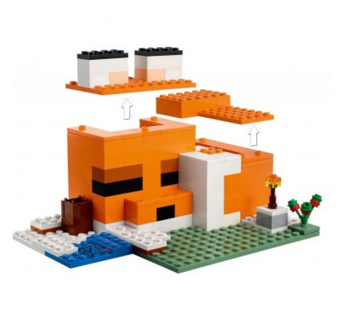 LEGO Конструктор LEGO Minecraft Лисича хатина 193 деталі (21178)