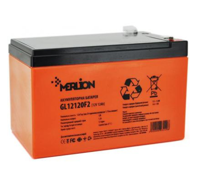 Merlion Батарея до ДБЖ Merlion 12V-12Ah GEL (GL12120F2 GEL)