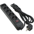 Patron Мережевий фільтр живлення Patron 3.0 m3*1mm2 (SP-1053) 5 розеток BLACK (EXT-PN-SP-1053)