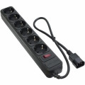 Patron Мережевий фільтр живлення Patron 0.5 m3*1mm2 (SP-1062U) 6 розеток BLACK (EXT-PN-SP-1062U)