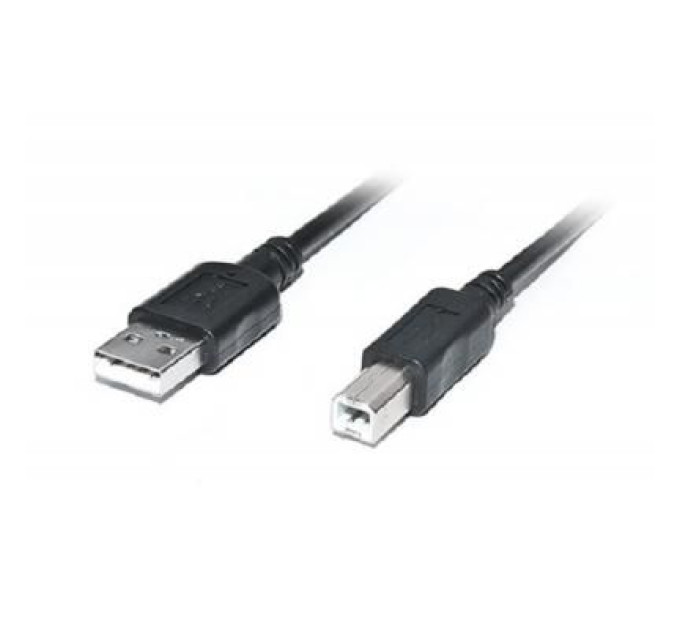 REAL-EL Кабель для принтера USB2.0 AM/BM 2.0m Pro black REAL-EL (EL123500026)