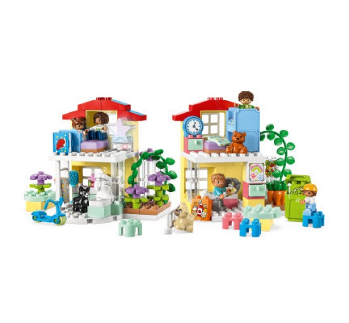 Конструктор LEGO DUPLO Сімейний будинок 3 в 1 218 деталей (10994)