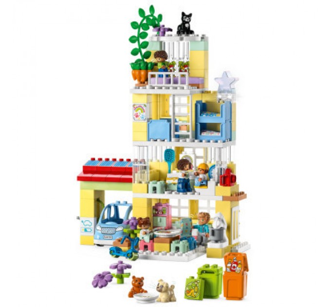Конструктор LEGO DUPLO Сімейний будинок 3 в 1 218 деталей (10994)