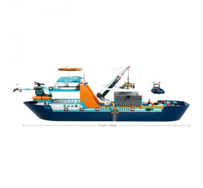 Конструктор LEGO City Арктичний дослідницький корабель 815 деталей (60368)