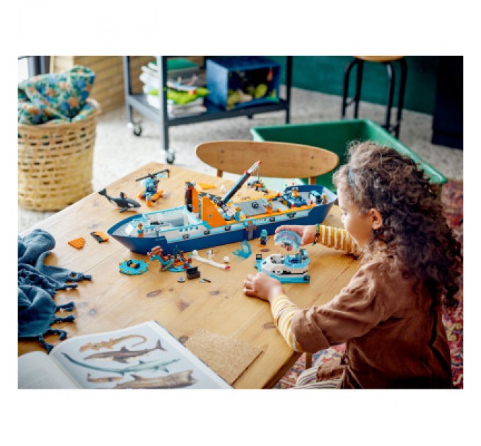 Конструктор LEGO City Арктичний дослідницький корабель 815 деталей (60368)