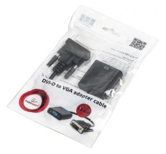 Cablexpert Перехідник DVI to VGA Cablexpert (A-DVID-VGAF-01)