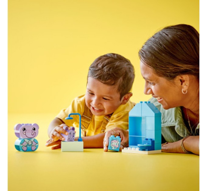 Конструктор LEGO DUPLO My First Повсякденні процедури: Час приймати ванну 15 деталей (10413)