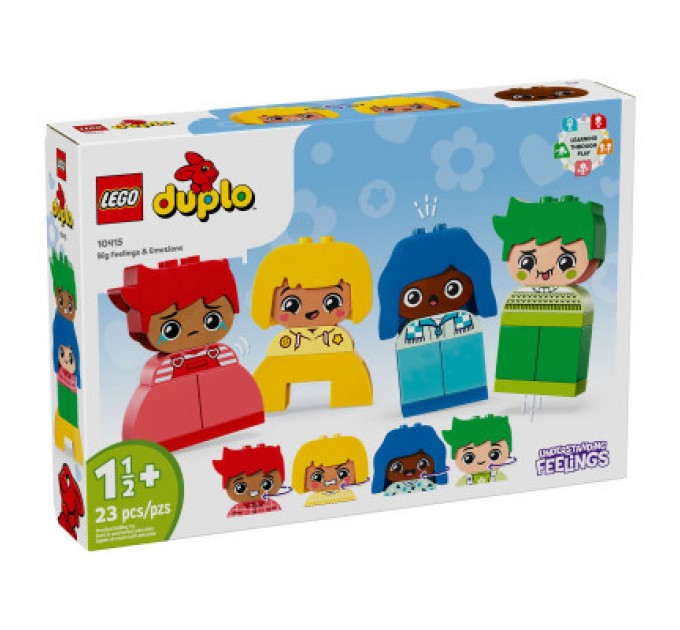 Конструктор LEGO DUPLO My First Сильні почуття та емоції 23 деталей (10415)