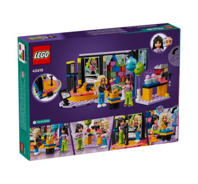 LEGO Конструктор LEGO Friends Караоке-вечірка 196 деталей (42610)