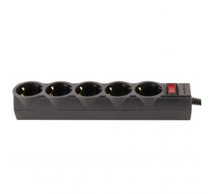 LogicPower Мережевий фільтр живлення LogicPower LP-X5 PREMIUM, 3m black (9584)