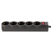 LogicPower Мережевий фільтр живлення LogicPower LP-X5 PREMIUM, 3m black (9584)
