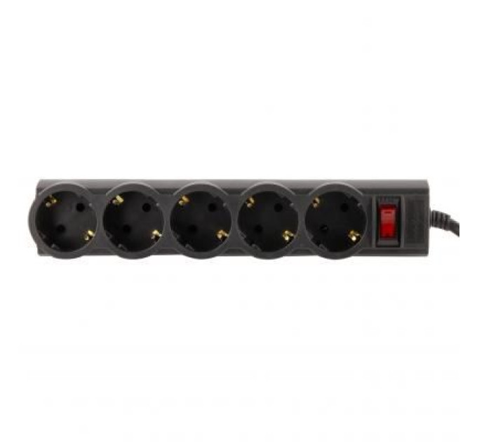 LogicPower Мережевий фільтр живлення LogicPower LP-X5 PREMIUM, 3m black (9584)
