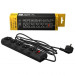 LogicPower Мережевий фільтр живлення LogicPower LP-X5 PREMIUM, 3m black (9584)