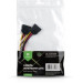 Vinga Кабель живлення SATA power 0.2m 2 connectors Vinga (VCPSATA2PW2)