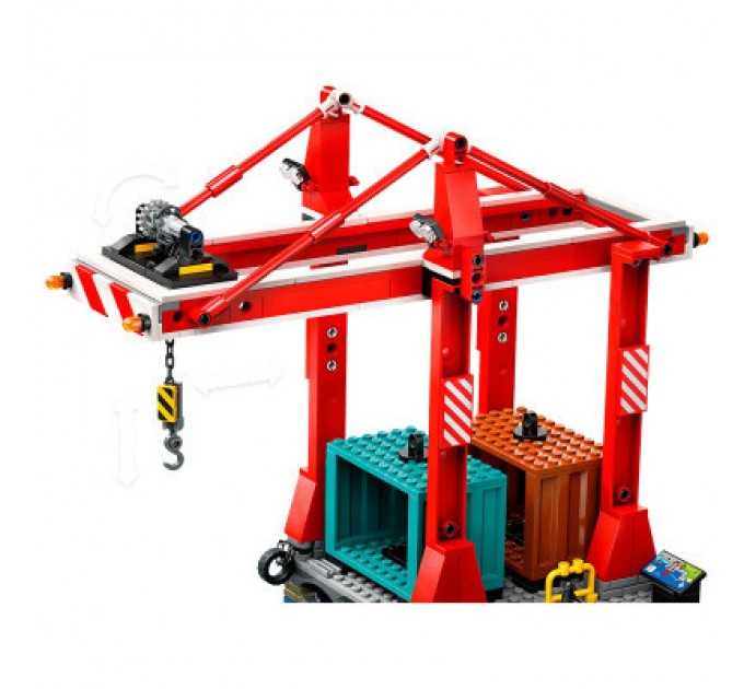 Конструктор LEGO City Морська гавань із вантажним судном (60422)