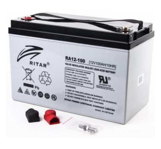 Ritar Батарея до ДБЖ Ritar AGM RA12-100, 12V-100Ah (RA12-100)