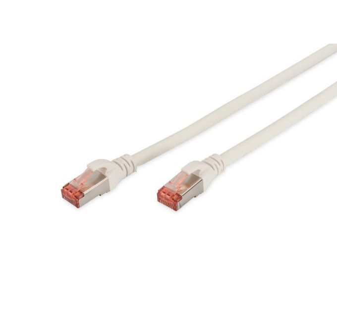 Digitus Патч-корд 0.5м, CAT 6 S-FTP, AWG 27/7, LSZH, white Digitus (DK-1644-005/WH)