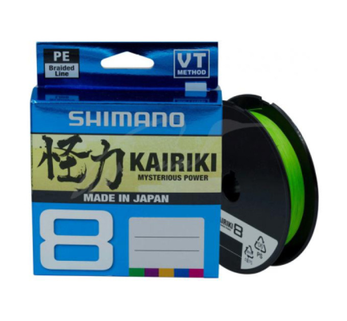 Shimano Шнур Shimano Kairiki 8 PE Mantis Green 150m 0.06mm 5.3kg (59WPLA58R00)