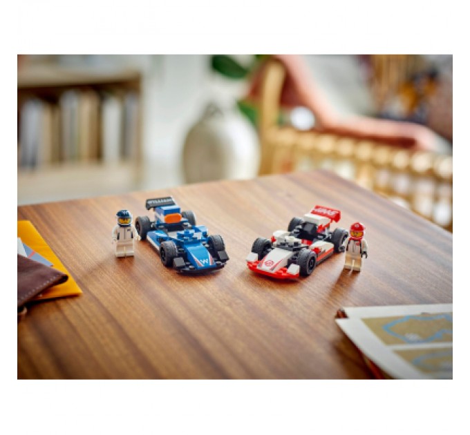 Конструктор LEGO City Автомобілі для перегонів F1 команд Williams Racing та Haas F1 (60464)