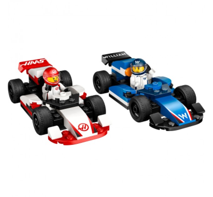 Конструктор LEGO City Автомобілі для перегонів F1 команд Williams Racing та Haas F1 (60464)