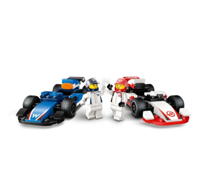 Конструктор LEGO City Автомобілі для перегонів F1 команд Williams Racing та Haas F1 (60464)