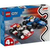 Конструктор LEGO City Автомобілі для перегонів F1 команд Williams Racing та Haas F1 (60464)