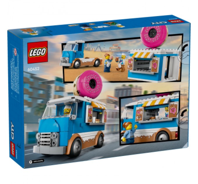 Конструктор LEGO City Вантажівка з пончиками (60452)