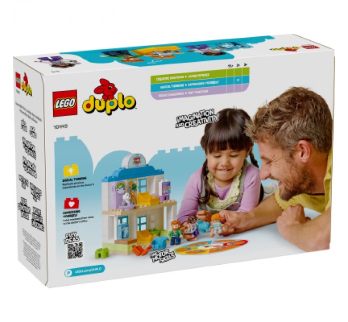 Конструктор LEGO DUPLO Town Уперше: візит до лікаря (10449)