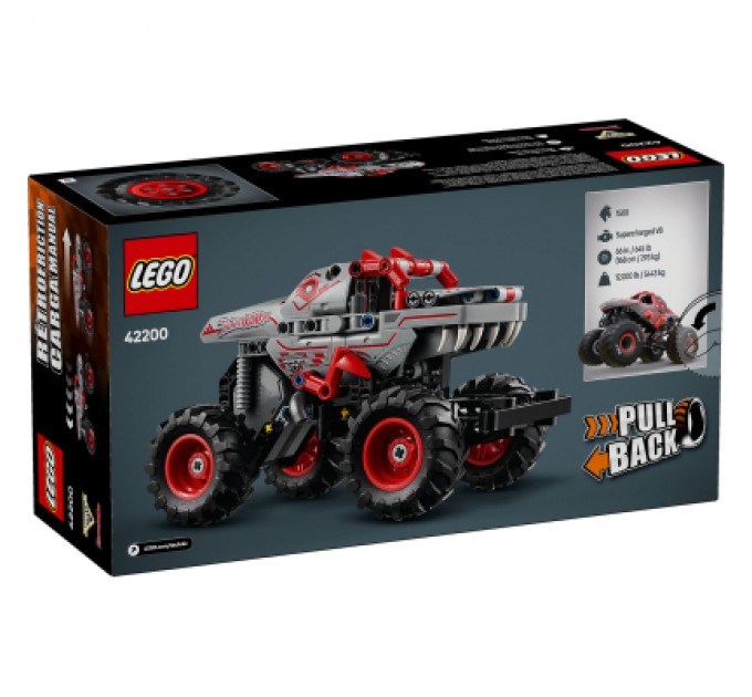 Конструктор LEGO Technic Monster Jam ThunderROARus з інерційним двигуном (42200)